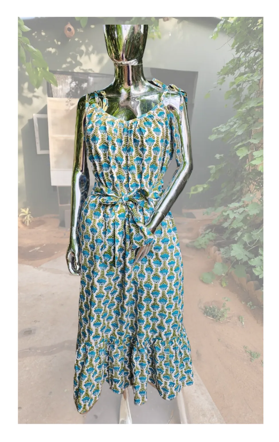 Amelia Sundress - Blue Lotus