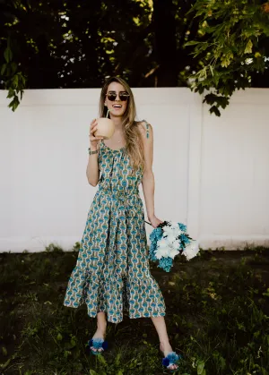 Amelia Sundress - Blue Lotus