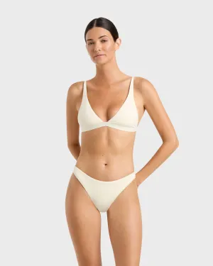 Leya Bikini Bottom - Porcelain