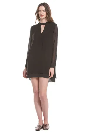 Signature Shirt Dress | Black