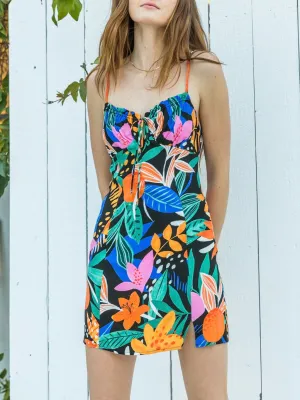 Tropic Mini Dress - Black FINAL SALE